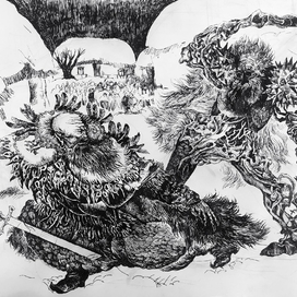 ЧЁРНАЯ НОЧЬ ЗА ОКНОМ 