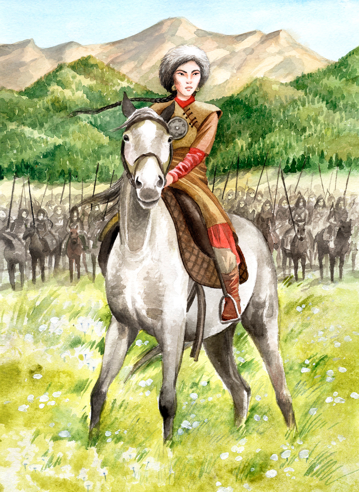 Царевна ведет войско