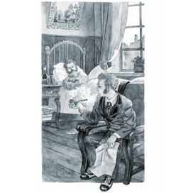 Иллюстрация к произведению Гастона Леру