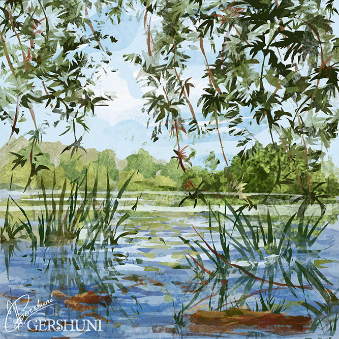 Пейзаж.Архангельское.