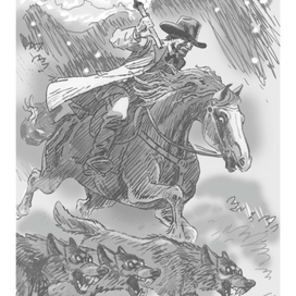 Артур Конан Дойл "Собака Баскервилей" Погоня