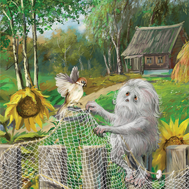 Иллюстрация к сказке Т. Эдел “ Приключения кота Батона”