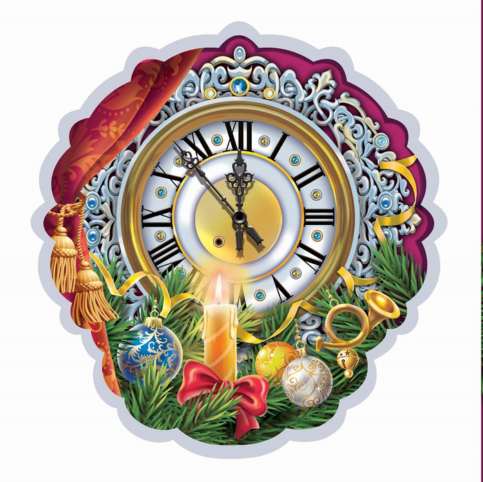 Ретро-часики тоже торопят новый год