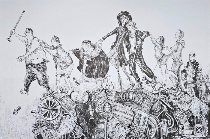 Слепые (оммаж Брейгелю)