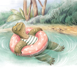 Иллюстрация для книги из серии "Полезные сказки"