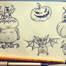 Хеллоуин 🎃 прошёл,  но вдохновение осталось))