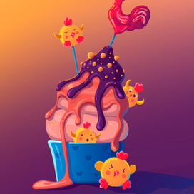 Птичий десерт