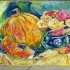Натюрморт с тыквой