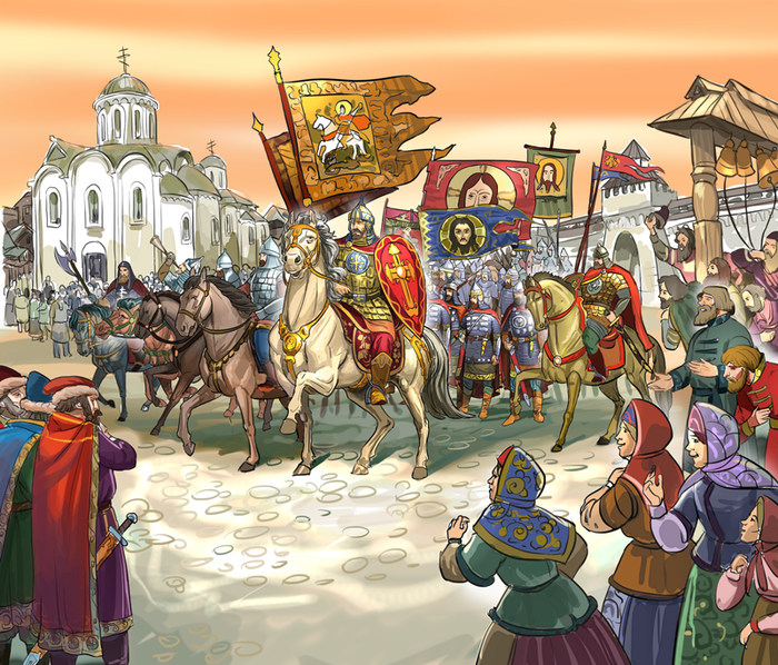 23-Дмитрию-Дмитрию Донскому оказывают почести как победителю