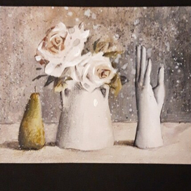 Натюрморт с гипсовой кистью