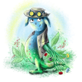 Скромное чудовище, которое теряет пуговицы