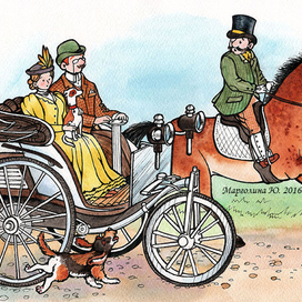 Для книги Елены Ожич "История колеса"