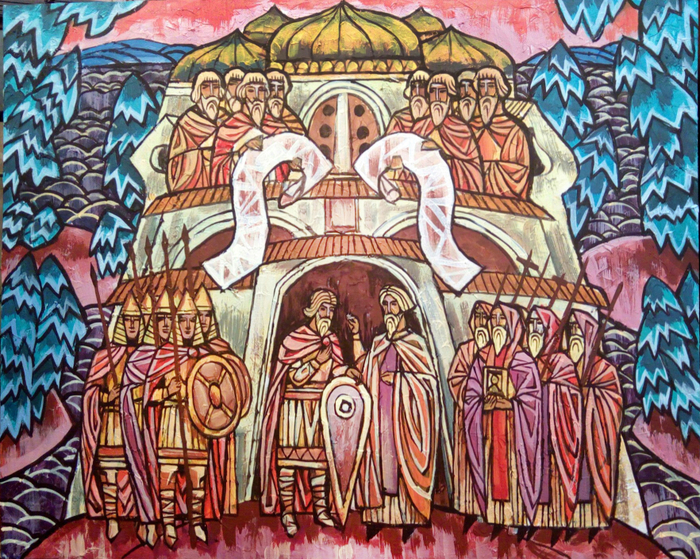 Благословение . "Ладожский сказ". 2017 г.