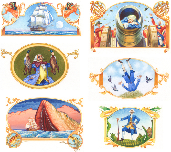 Мюнхгаузен. Заставки и концовки.