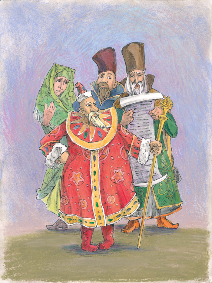 сказка "Дударь и царь"