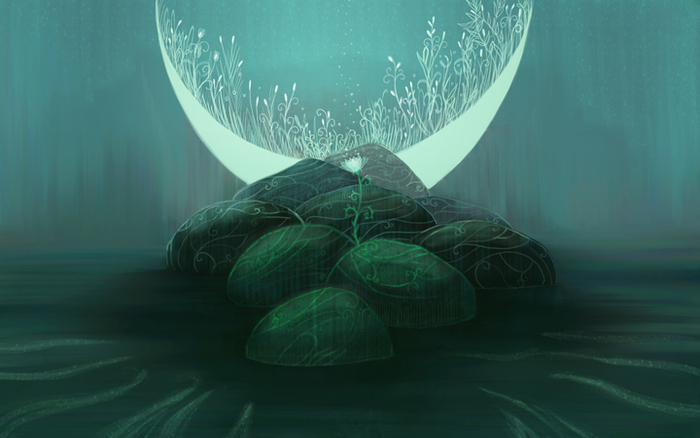 Мираж. Цветущая Луна.