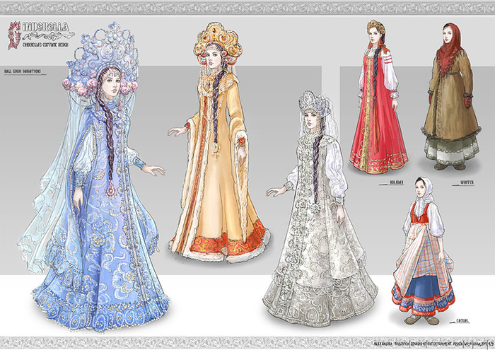 Золушка - Дизайн костюма