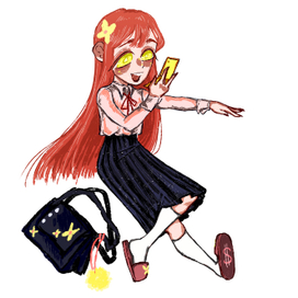 Ветреная школьница