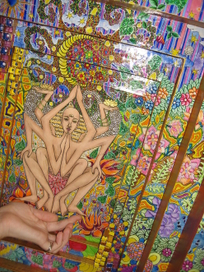 Процесс создания картины "Боги" 2013 год