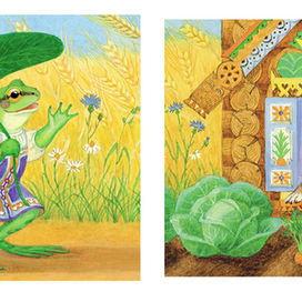 проработка персонажей. фрагменты ("Теремок")