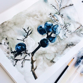 Замерзшая ягода