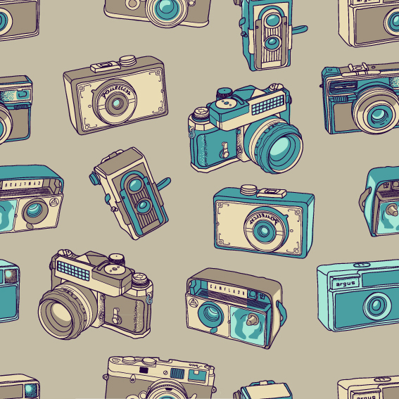 паттерн с фотоаппаратами 