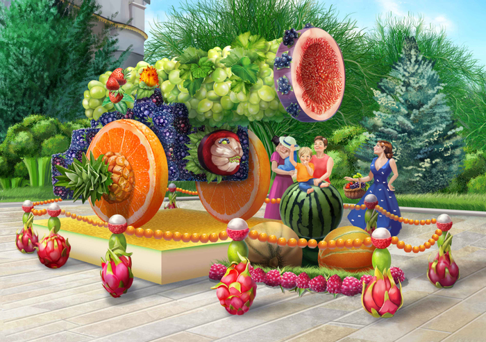 Иллюстрация для календаря компании ArtFruit