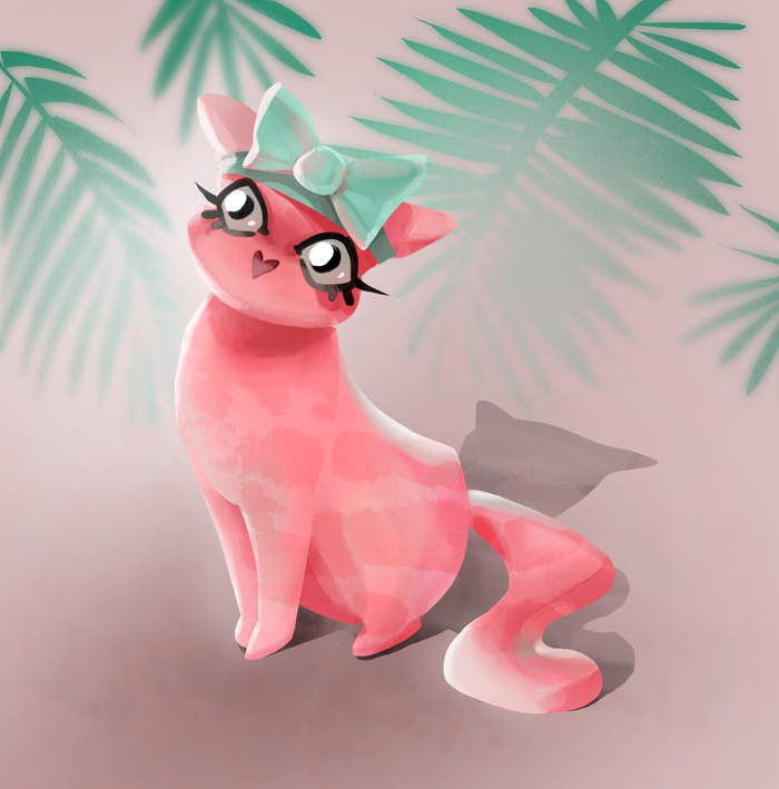 Киса с бантиком)