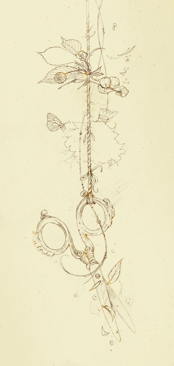 ножницы висят