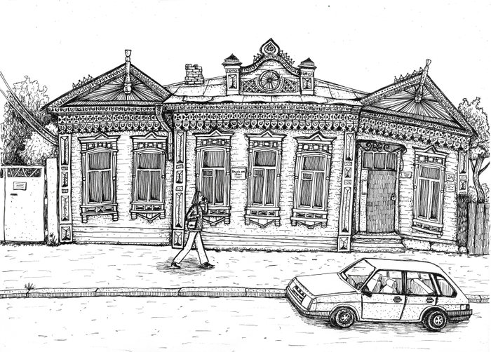 В городе Т. Деревянное кружево. 