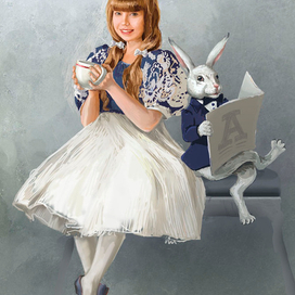 "Алиса в стране чудес" без паспарту