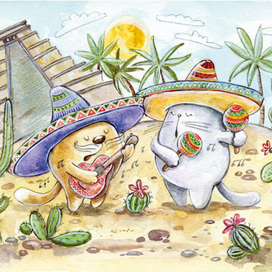 Путешествие котов - Мексика