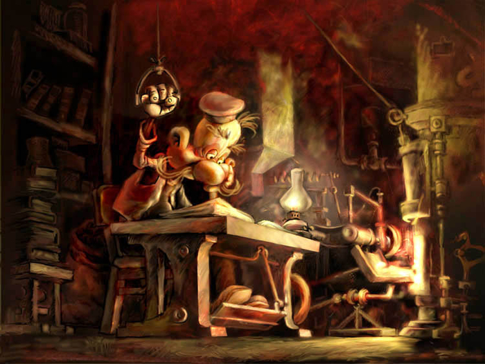 Концепт к игре. Истопник