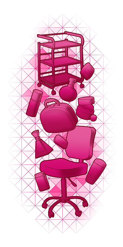 Наклейка на окно магазина косметики 4