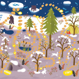 настольная игра медвежата