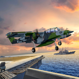 OV-10D Bronco (box art for ICM )