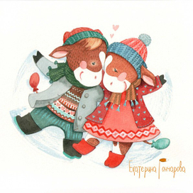 ангел на снегу