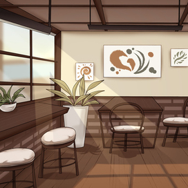 Современная кофейня