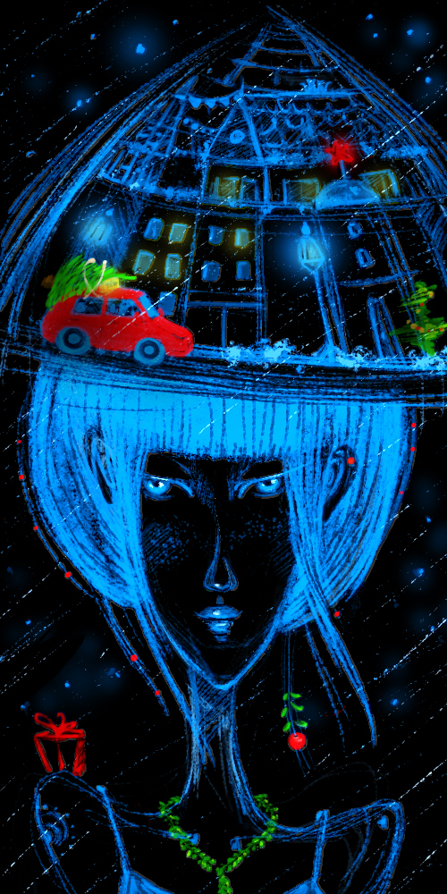 Елка - скоро новый год!