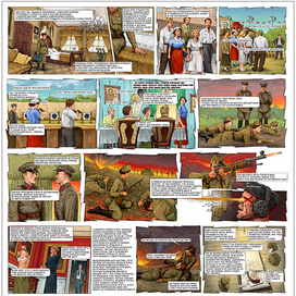 Комикс "История Л. Павличенко"