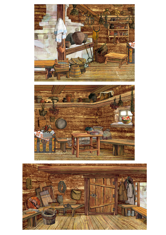 фоны к мультфильму "Путеводительница"