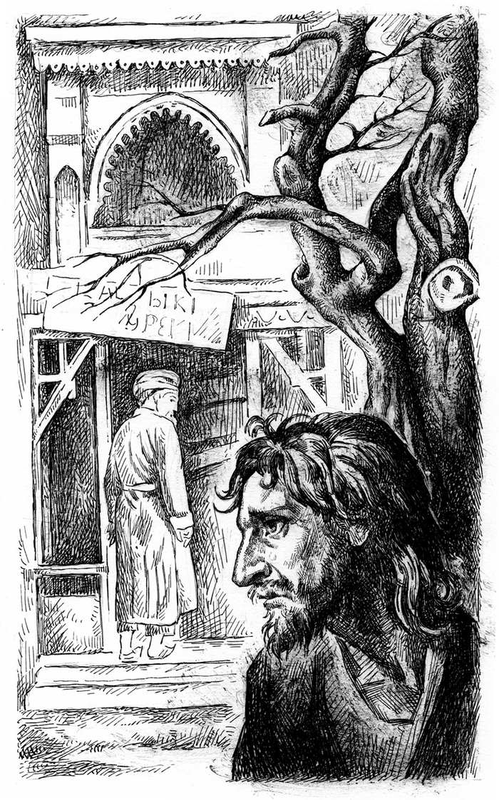 Иллюстрация к произведению И. Шмелёва "Каменный век"