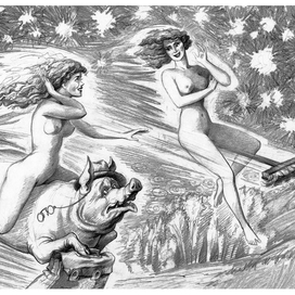  Иллюстрация к роману М. Булгакова «Мастер и Маргарита» 