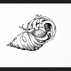 Шум моря,который она хранит в себе