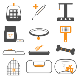 Иконки для зоомагазина и ветклиники