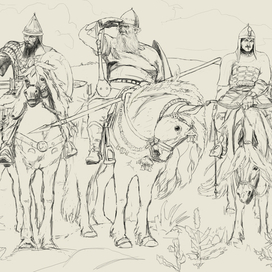 Три богатыря русских