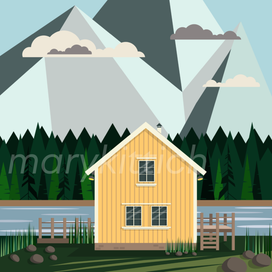 скандинавский пейзаж