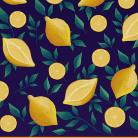 Лимоны. Работа с текстурами 