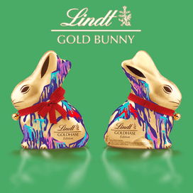 Дизайн ограниченного выпуска знаменитого Lindt Gold Bunny