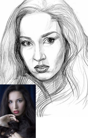 портрет по фото